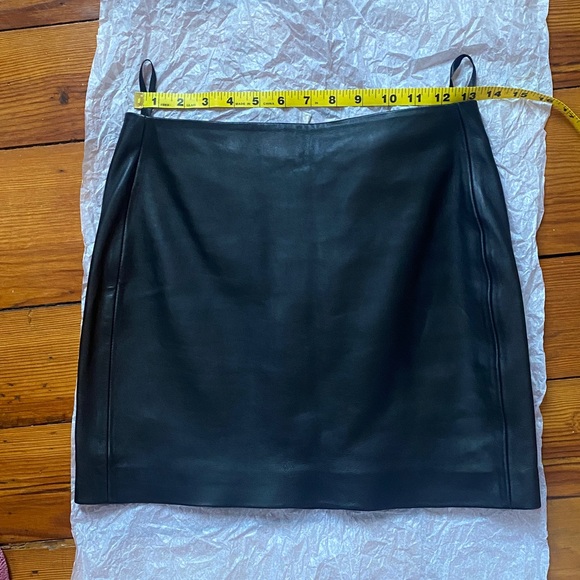 Sezane Harlow black leather mini skirt - Picture 7 of 7